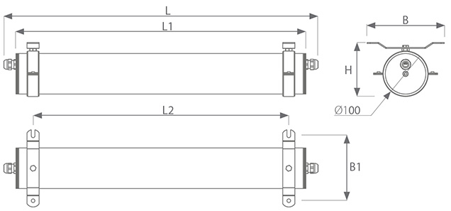 INS242LED wymiary